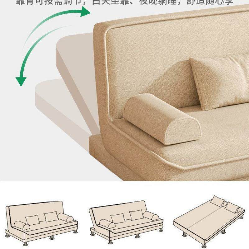 布艺沙发书房客厅多功能可折叠沙发床小户型出租房卧室两用小沙发