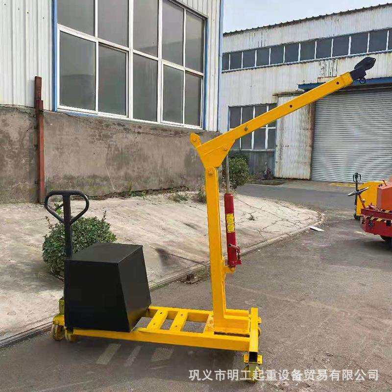 折叠式液压小吊机 三轮车液压小吊机 车载式液压小吊机 简易吊车