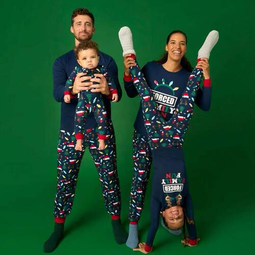 Letter printed long sleeved pajamas set for home wear