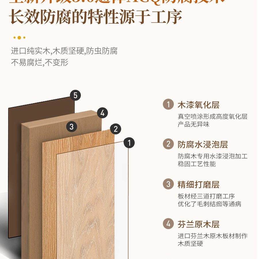 防木秋千制吊腐椅户外庭院实木摇篮木花园木头椅阳台木F96S6SHT质