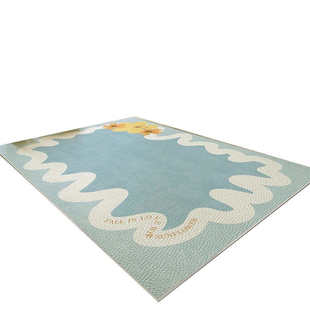 高级感客厅地毯耐脏易打理免洗可擦大地毯房间加厚pvc一抹净地垫