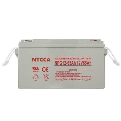 NTCCA恩科蓄电池NPG100-12AH 12V100AH 胶体免维护太阳能储能电池