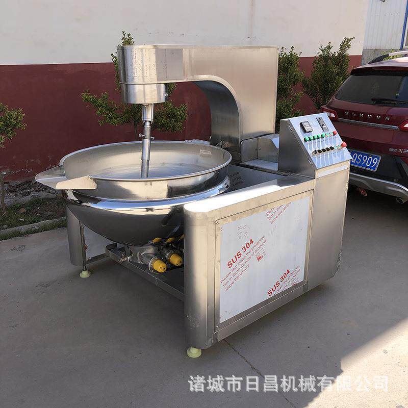 大型商用全自动行星搅拌炒锅火锅底料牛肉辣椒芝麻香菇酱炒菜锅
