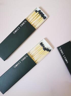 Wooden matches candle Creative Long Match birthday party