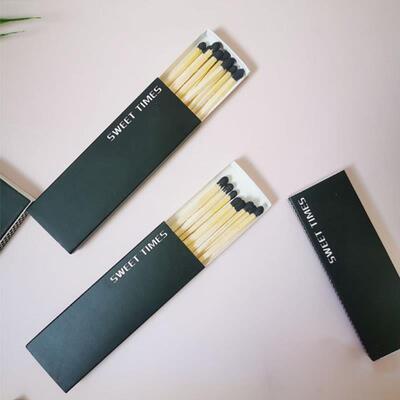 Wooden matches candle Creative Long Match birthday party
