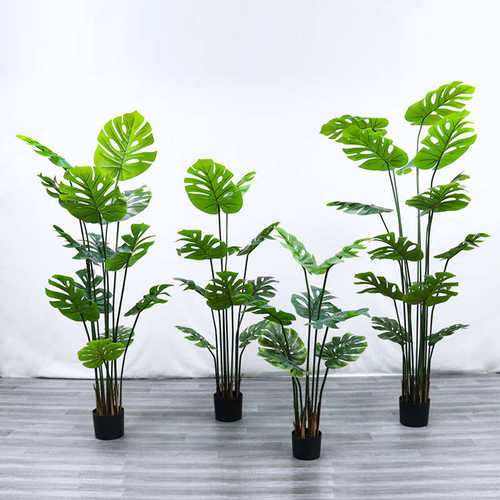 绿树绿植假摆件尾散绿植物盆景假仿真盆栽室内装饰植客厅盆栽植葵