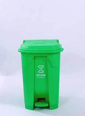 80LB款全新料多色分类垃圾桶 医院学校果皮纸屑废弃k型桶