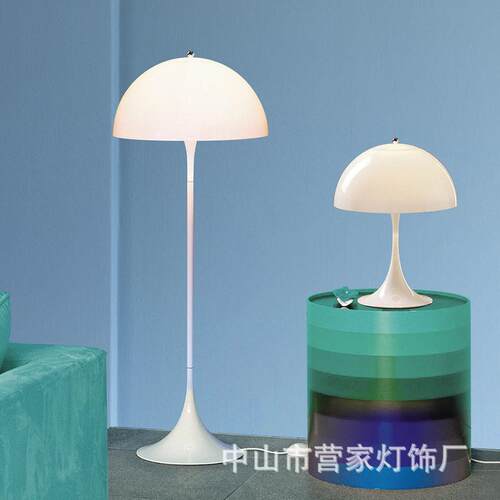 丹麦灯具北欧书房卧室客厅创意台灯现简约装饰蘑菇led氛围灯