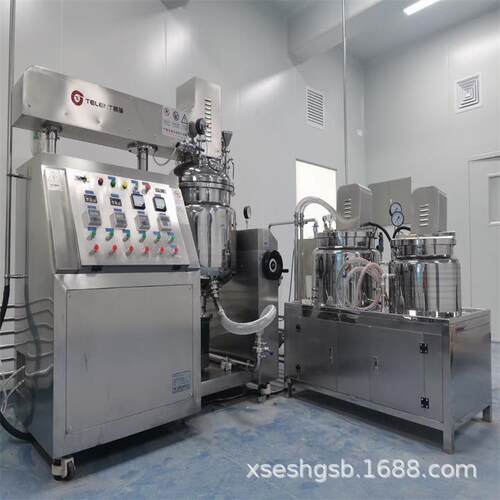 二手100L500L液压升降乳化机 真空均质乳化机 刮壁式可抽真空乳化