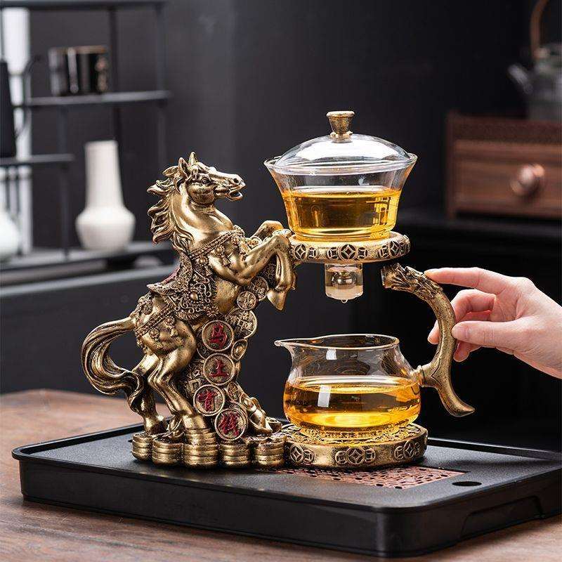 懒人自动泡茶器茶具套装家用功夫磁吸高档泡茶神器玻璃茶壶高颜值