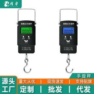 手提秤迷你口袋秤钓鱼秤一件代发 厂家直供家用电子手提秤便携式