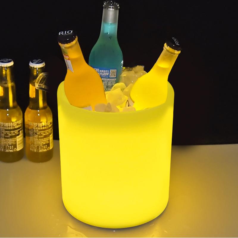 酒吧发光冰桶led防摔香槟桶发光酒具七彩啤酒桶夜店KTV防水红酒桶