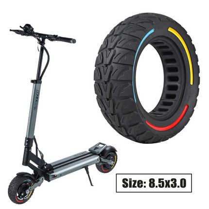 现货kugoo适用色多电动53直供配件实心寸*批发轮胎.厂家蜂窝8滑板