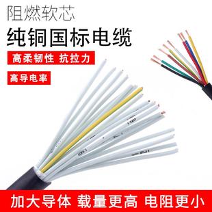 电线 线电缆KVVR/RVV1平方多芯护套控制讯号线 线4/5/6/8/16/20/2