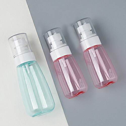 Ultra-fine mist spray bottle for facial hydration, suitable