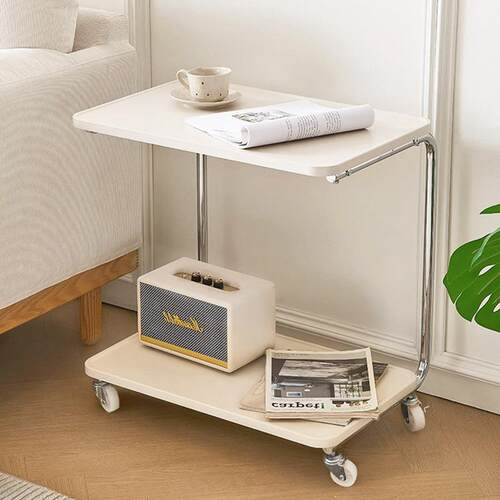边桌小茶几可移动客厅沙发边几角几滑轮迷你茶桌简约卧室边桌床头