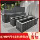 户外长方形玻璃纤维花盆组合露台庭院阳台花池花槽市政园林花箱定