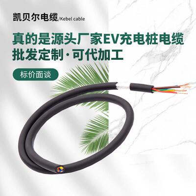 新能源充电桩家用国标电缆线纯铜芯电缆电线EV充电桩电缆