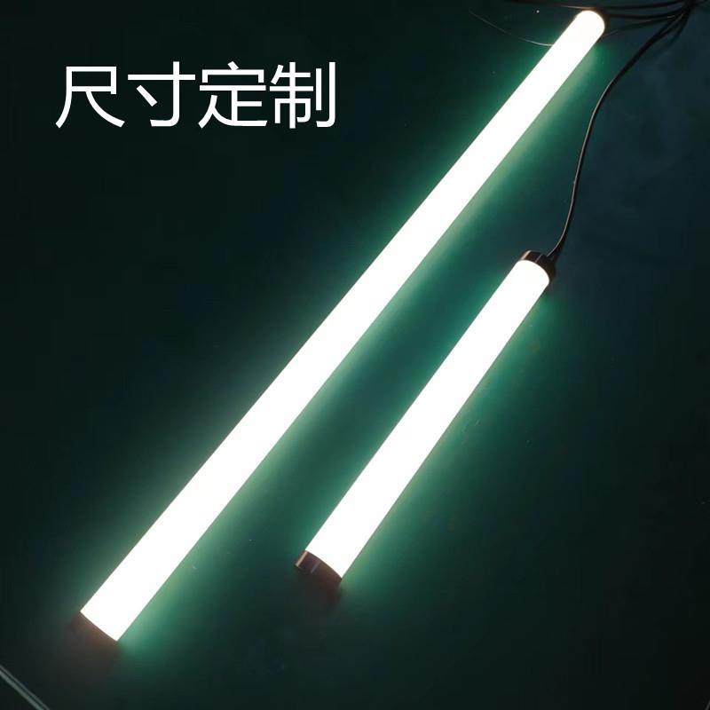 非标led吊线灯管360度发光亚克力横竖吊线车展装饰圆型长条灯