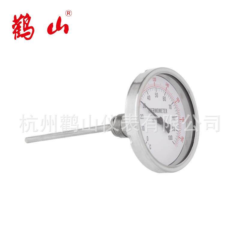 出WSS系列型双金双属温度计调零金度属温度计不锈钢金属温口计调