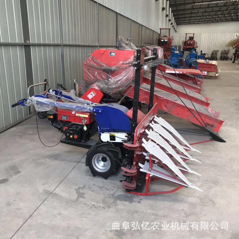 农用青稞小麦收割机7.5马力燕麦黄豆割晒机南方牧草加高收获机