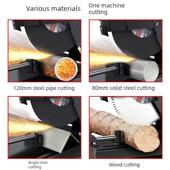 德国原装 进口型材切割机355mm大功率铝机多功能木金属不锈钢