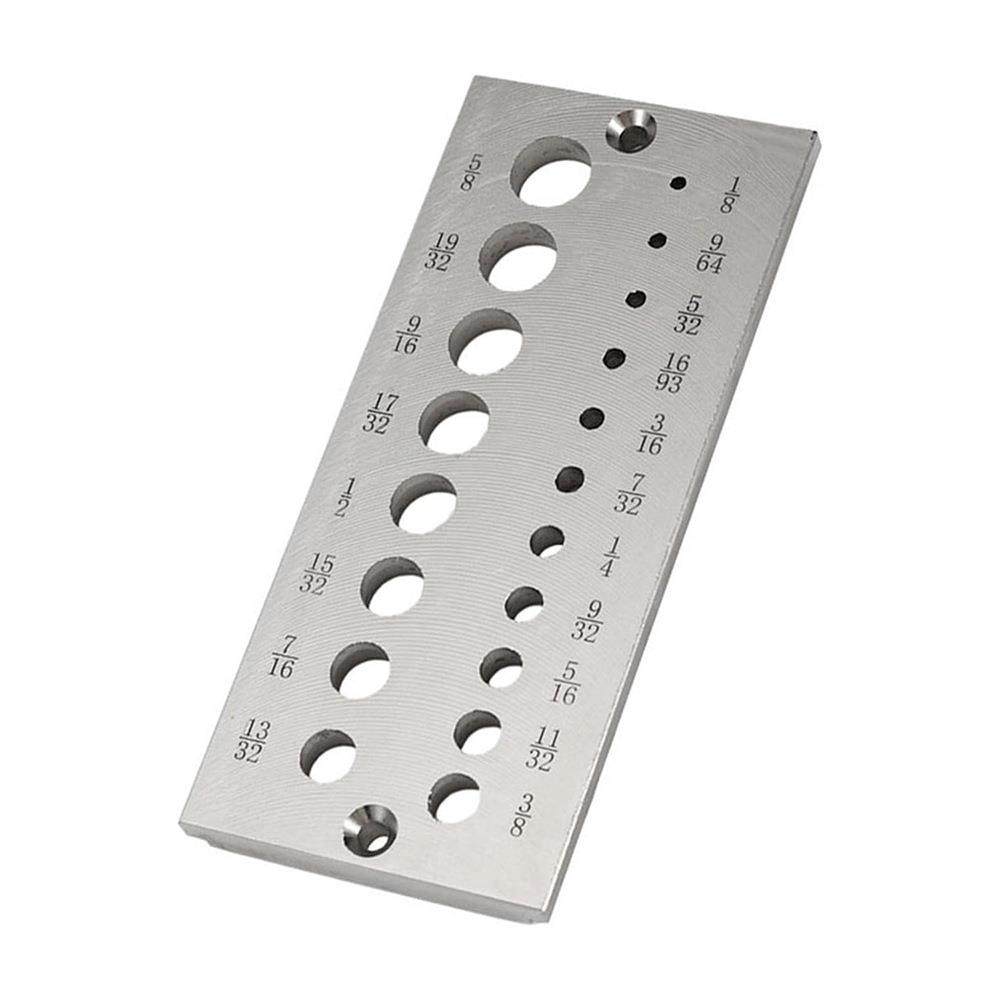 英制木工用销钉制作器钢制榫钉制作板梅花孔钉板公制1/8to5/8英寸