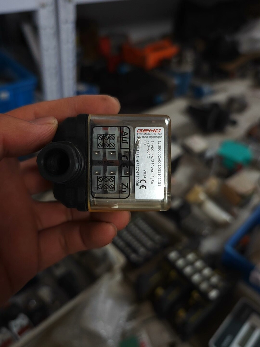 GEMU阀门定位器，型号1230000ZA001031101