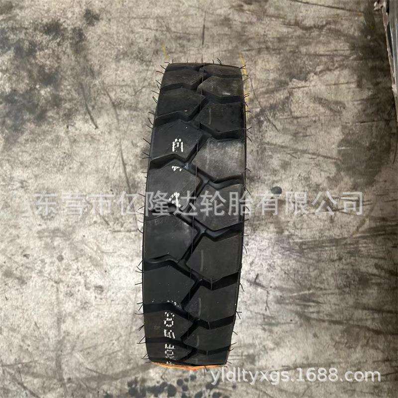 新能源电动扫地机实心轮胎5.00-8轮胎防扎耐磨4.00-8拖车轮辋配套