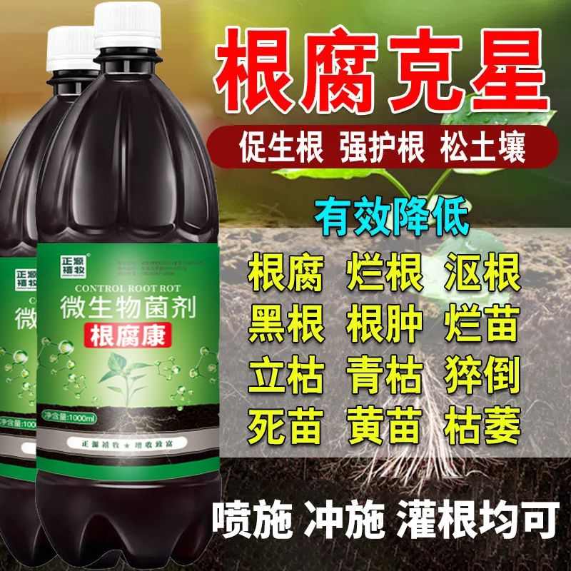 AIKEBO正源禧牧根腐病烂根死苗复活灵根腐康菌剂根肿黑根专用枯萎