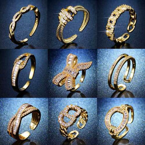 Fashion Personalized Ins tendy Ring Women