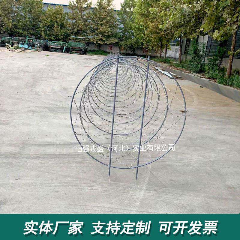 五行舟蛇腹型模拟铁丝网战训练器材包塑隔离网j训模拟蛇腹形网