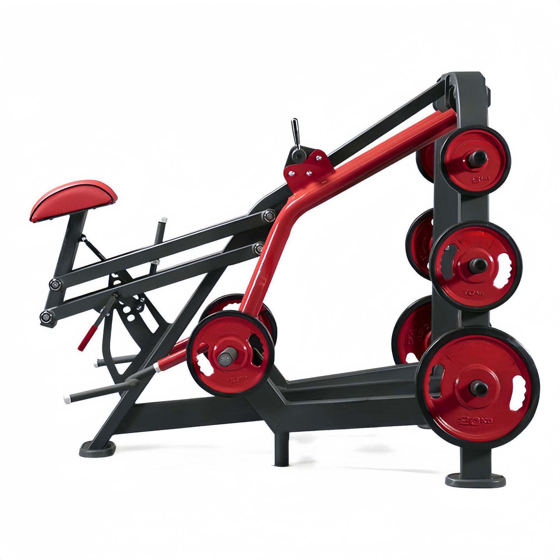 T-划船商用健身器材T型杆划船背部肌肉力量训练器T-BAR ROW GYM