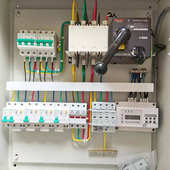 备一 消防套人防市电源配电低压箱发电一用正反配电双箱控制转成