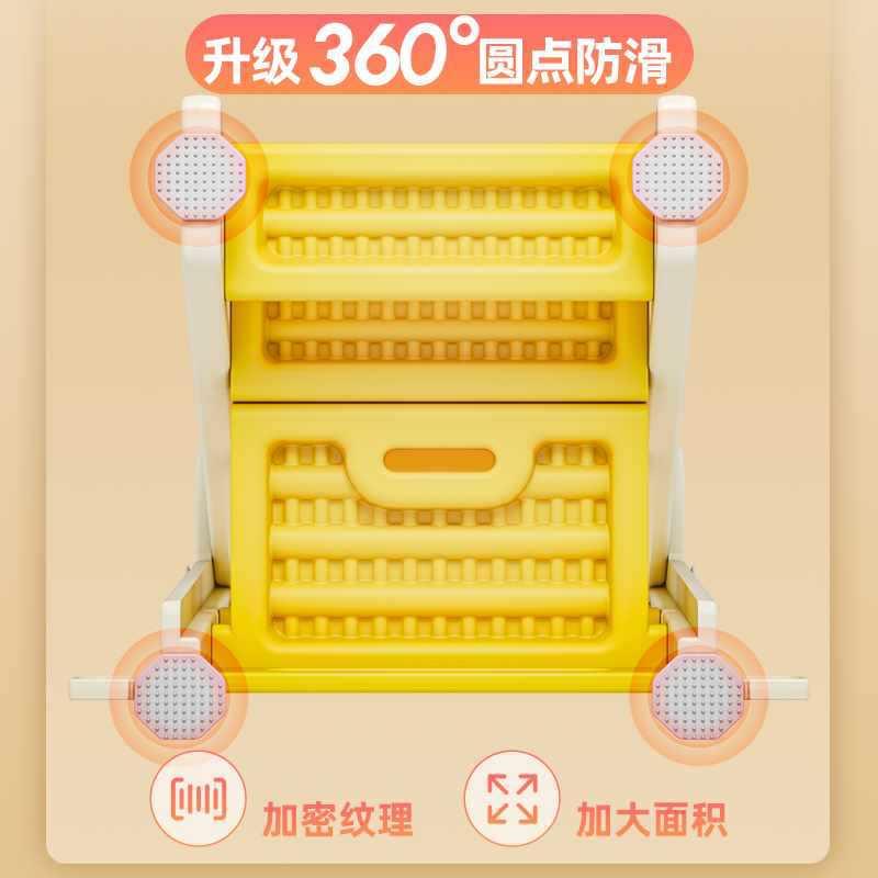 学习塔宝宝洗漱OIL梯婴儿洗手刷台牙阶儿童脚凳可楼折叠洗脸踩池