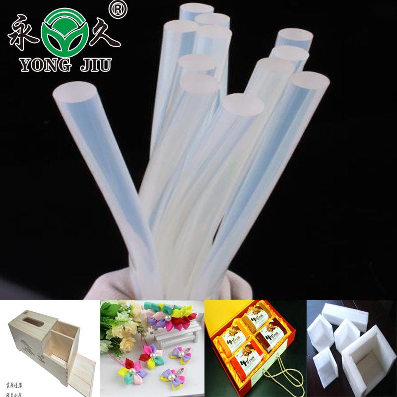 牌EVA透明高粘热工艺品粘接用热熔胶棒纸制品粘合用热熔胶棒