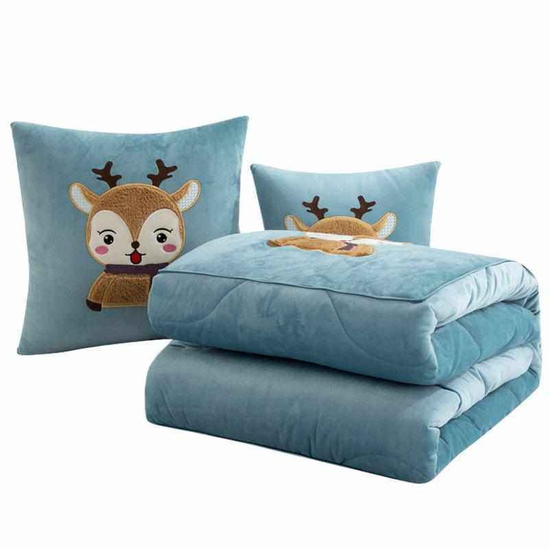 加厚抱枕被子两用毛毯汽车靠垫枕头被办公室沙发空调被保暖双面冬,居家布艺,靠垫/抱枕,淘宝优惠券,粉丝福利购,淘宝优惠卷