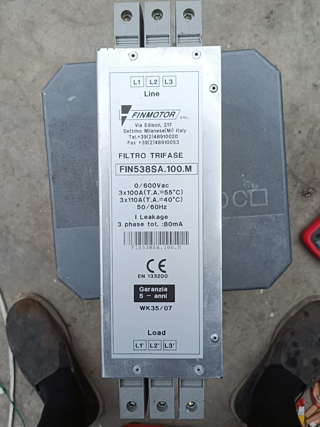 意大利滤波器FIN538SA.100.M