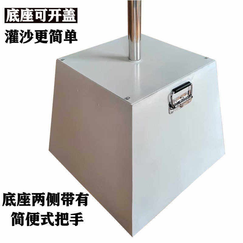 户外不锈钢旗杆道旗户外宣传双面刀旗彩旗4米5米伸缩注沙广告旗帜