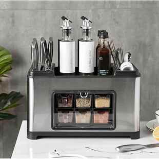 厨房塑料置物架筷子多能筒台功面调味家0829用收纳架用品不钢锈置