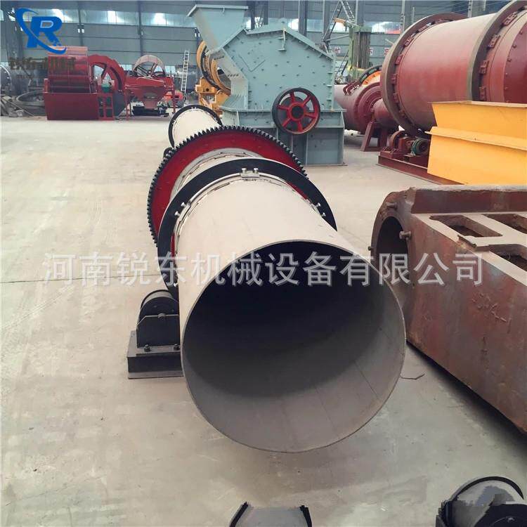 鸡粪滚筒烘干机 无臭无异味动物粪便烘干设备 小型鸡粪烘干机