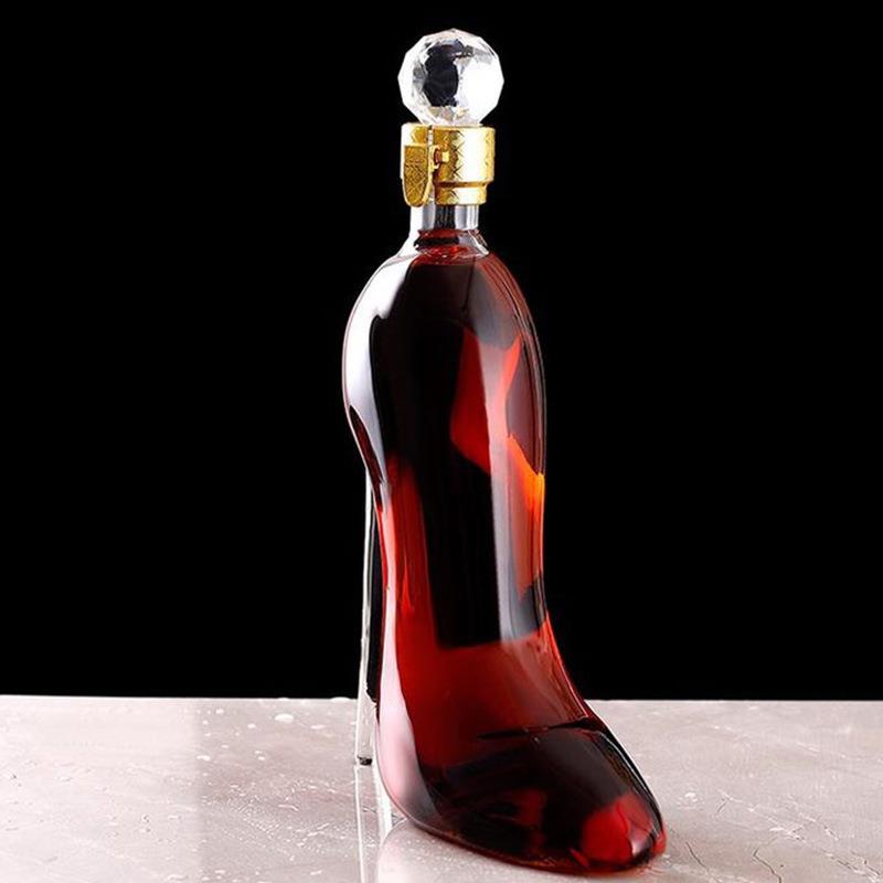 新款直销玻璃钻石盛酒器泡酒瓶创意玻璃工艺酒瓶高硼硅密封透明泡