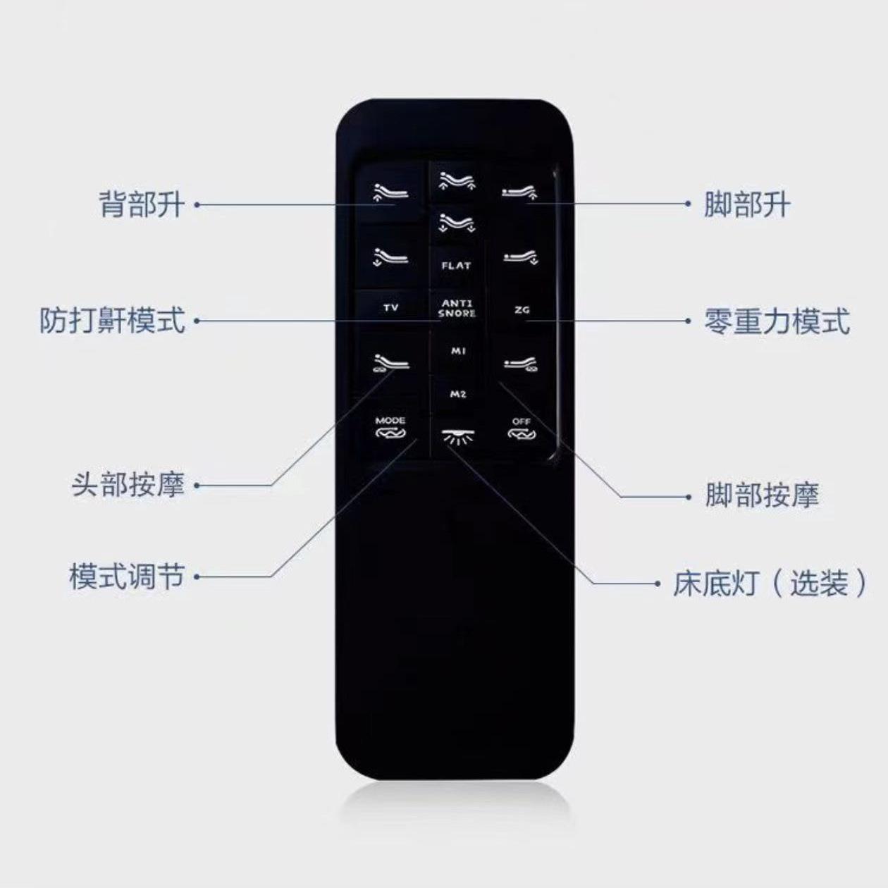 智能零压力电动床垫现代简约多功能AI智能语音多模式调节云端床垫