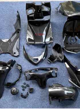 CNSY三阳 F1劲战四代目全车内壳PP黑胶件碳纤维工具箱后挡泥板