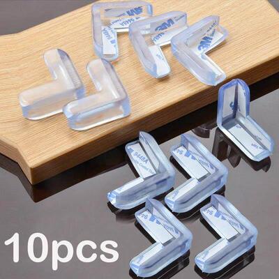10pcs Baby Safety Silicone Protector Table Corner Edge
