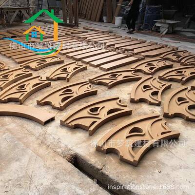 欧式建筑雕塑造型线别墅外墙窗套欧式水泥GRC构件室外装饰线条