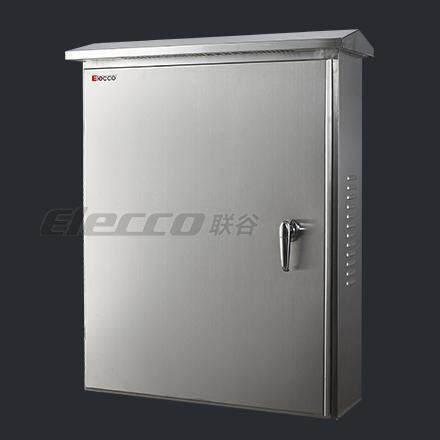 联谷户外不锈钢配电箱800*1000*250mm/IP55防护/3C室外防水箱加深