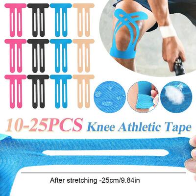 10-25Pcs Precut Kinesiology Tape Elastic Sports Protection P