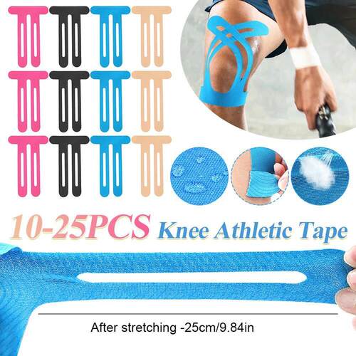 10-25Pcs Precut Kinesiology Tape Elastic Sports Protection P