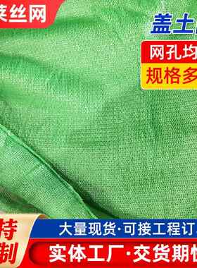 工地防尘网建筑绿色盖土网聚乙烯渣土覆盖网盖煤网绿化绿网